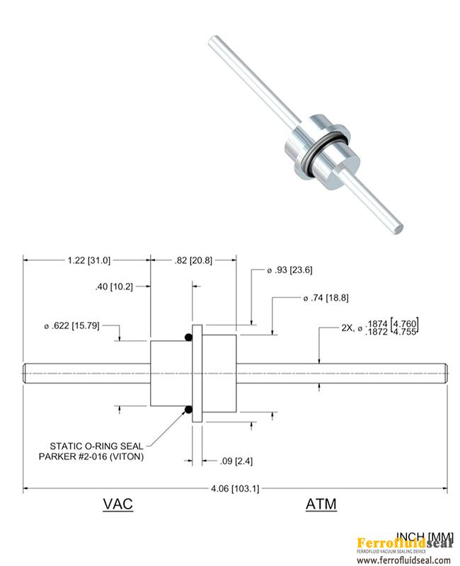 103075 Rotary Feedthrough